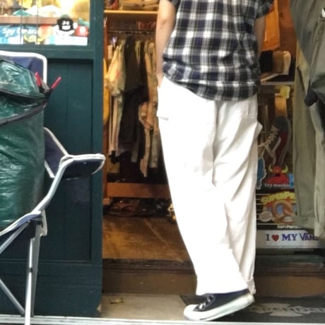 [USED] Vintage  COTTON ペインターパンツ WHITE