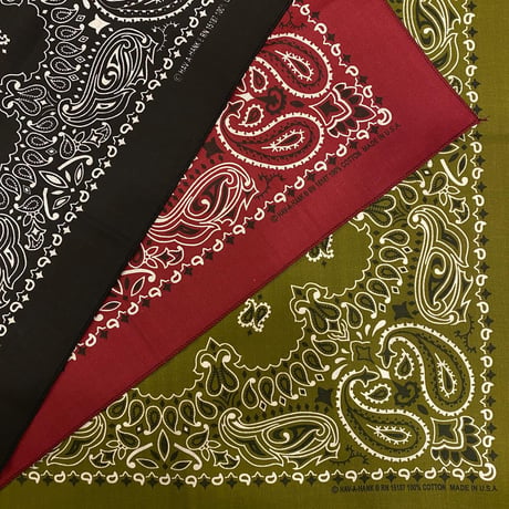 [SELECT] ペイズリーBANDANA  made in USA.