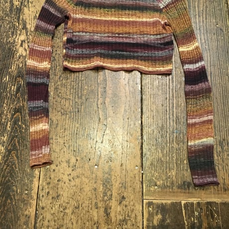 [USED] 秋色Short Knit Tops