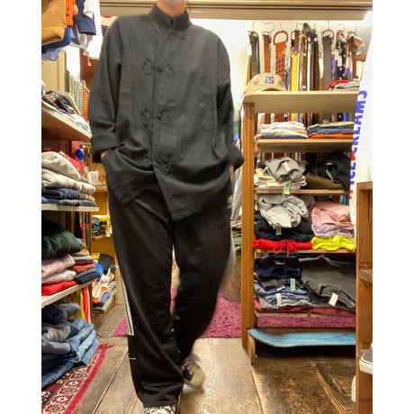 [SELECT] 40's LINEN China SHIRTS Re-pro  ロングスリーブ