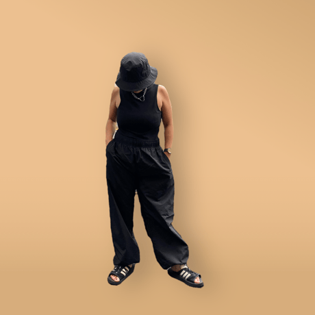 [SELECT]  NYLON PANTS 3色