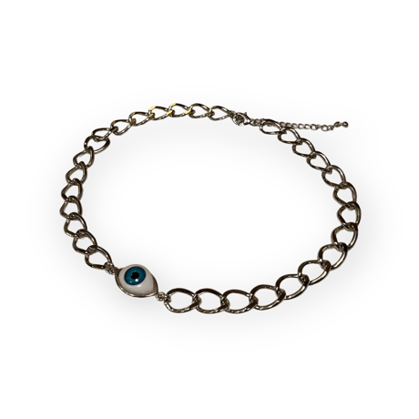 [ kozukix] NEW  EYE METAL NECKLACE