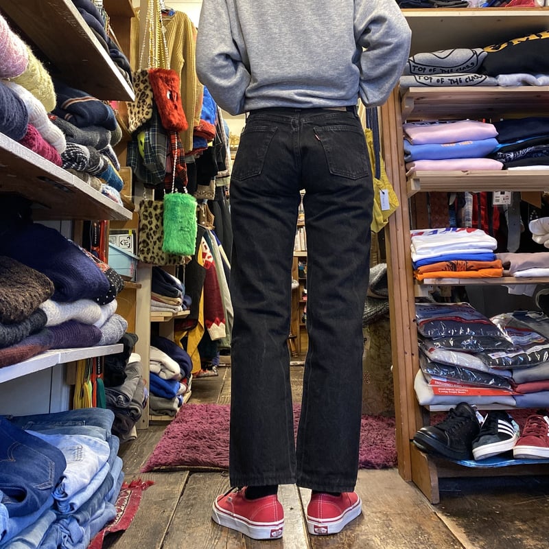 USED] Levi's 501 STUDENT BLACK DENIM！ | garden730