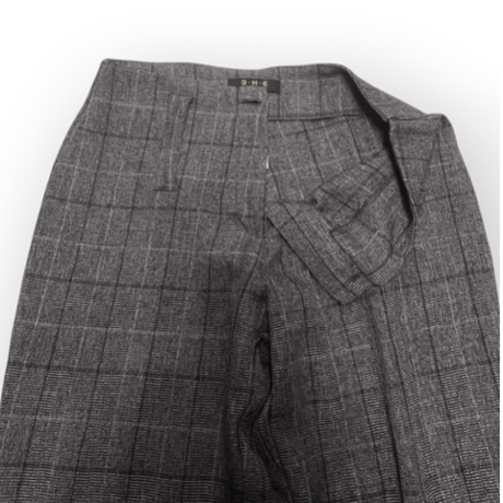 [USED] 渋めカラー🩶グレンチェックフレアPANTS