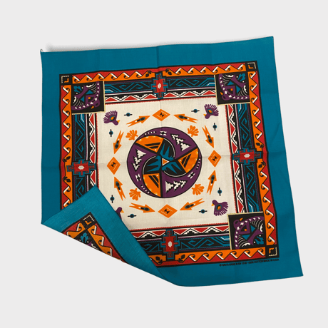 [SELECT] ネイティブ柄 BANDANA  made in USA.