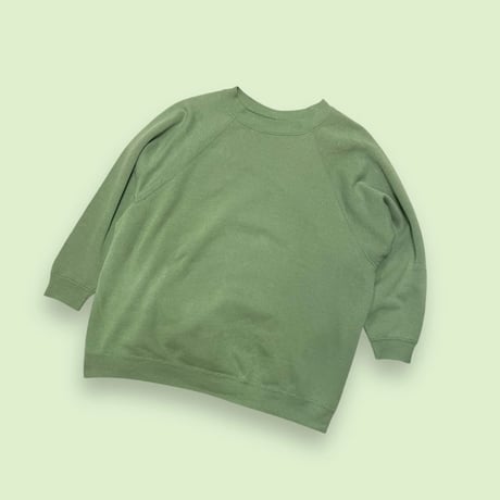 [USED] かわいいみどり色🥑てろてろラグランSWEAT