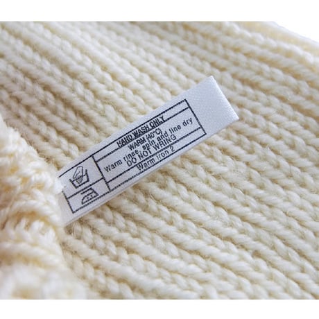 [DEADSTOCK] UK  WHITE ハンドウォーマー  (指なし手袋)