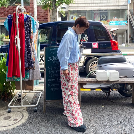 [USED] 花柄レーヨンパンツ 🌷