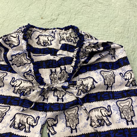 [USED] アフリカンバティック ゾウさんPANTS