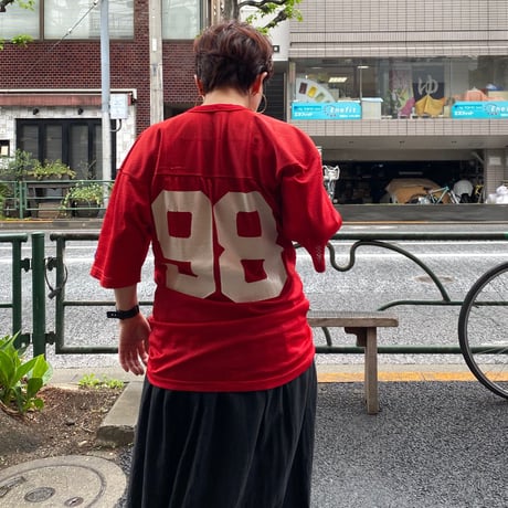 [USED] Champion メッシュ フットボール Tee
