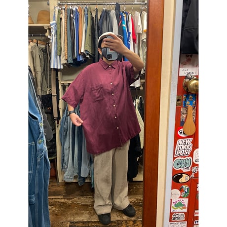 [USED] SILK & LINEN シャツ