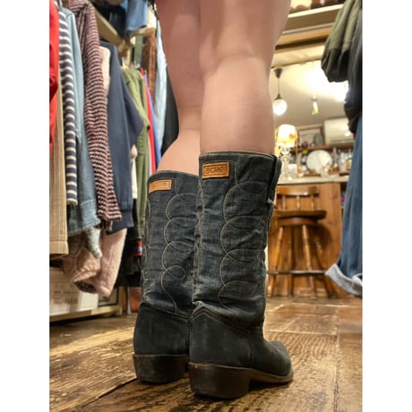 [USED] denim ウエスタンブーツ