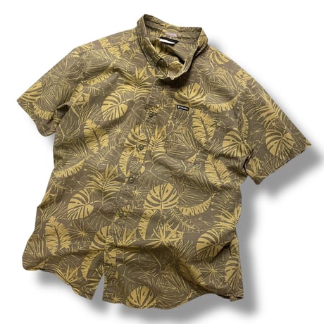 [USED] Columbia 総柄 S/S BD SHIRT