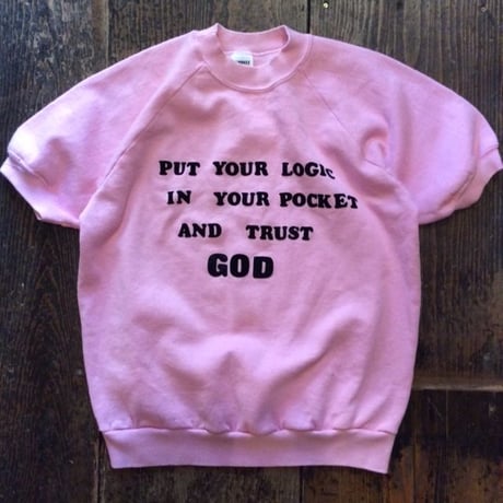 [USED] 70's ピンク！半袖 フロッキーSWEAT