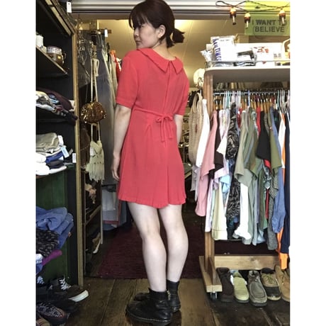 [USED] レーヨンミニ丈ワンピ