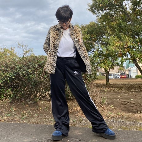 [USED] レオパード柄 フェイクファーコート