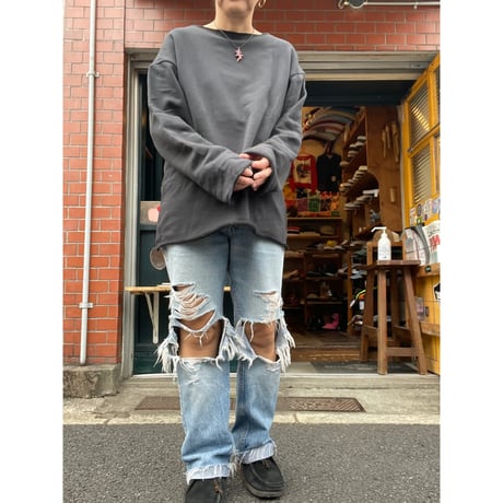 [SELECT] SWEDEN ボートネック パイル SWEAT (repro)