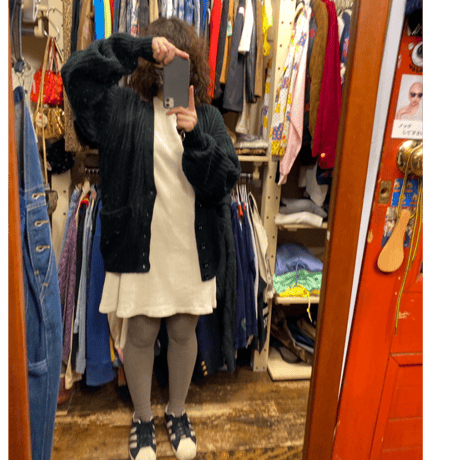 [USED] ゆるっとブラックカーディガン