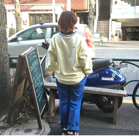 [USED]かわいいヒマワリのプリントスエット