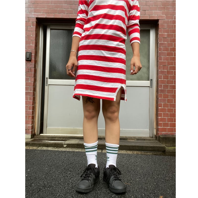 USED]”Prisoner of Love” ボーダー ワンピース | garden730