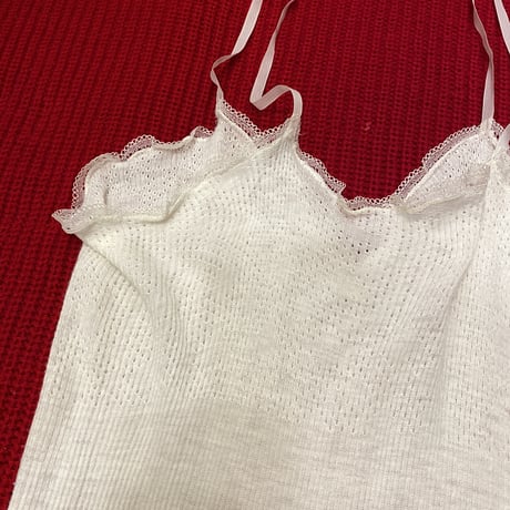 [USED] EURO VINTAGE ランジェリーキャミ🤍
