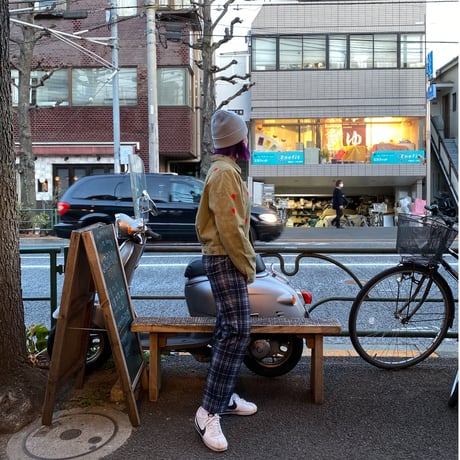 [USED］ストレッチチェックPANTS