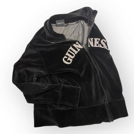 [USED] "GUINNESS" ベロア ジャージ