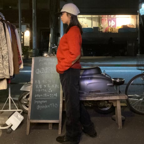[USED]ネップ肘当てセーター