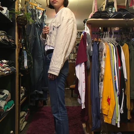 [USED]Italy リネンショートJKT