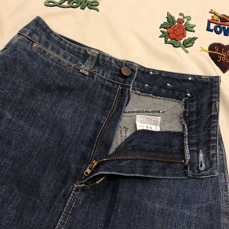 [USED] 70's スリットデニムスカート