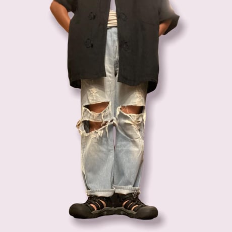 [USED] ダメージ Levi's 501 made in U.S.A.