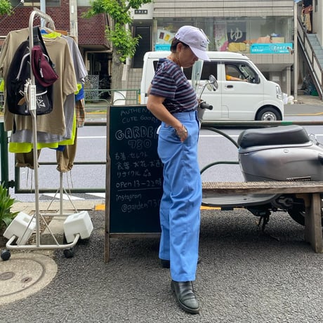 [USED] VネックマルチボーダーTee