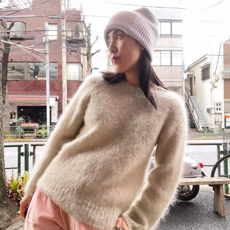 [USED]good ivory モヘア ラグラン KNIT 🥣♡