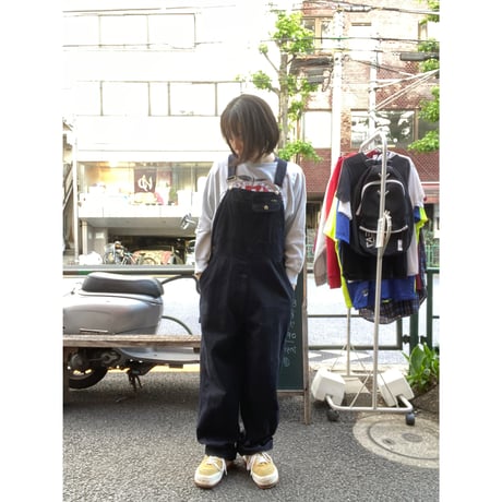 [USED]BLACK🖤オーバーオール