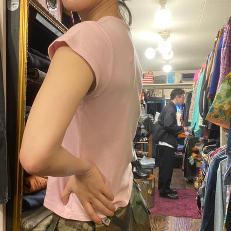 [USED] pink French GAL　ANGEL ピチTee👼❤️