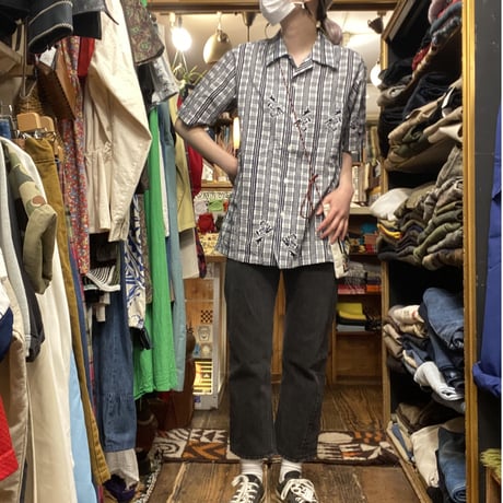 [USED]"大鵬"大相撲 開襟シャツ