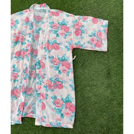 [USED] 花柄シースルーガウン  🌹