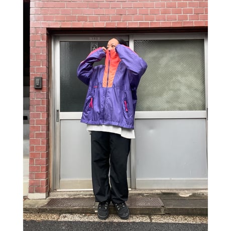 [USED] 90's Columbia NYLON JKT "inter trainer" Womens XL