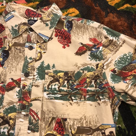 [USED]  L.L.Bean 総柄シャツ♡