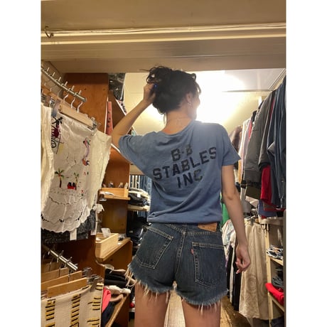 [USED] フロッキープリント♡vintage Tee