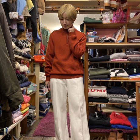 [USED] "Brooks Brothers" ハーフZIPニット！