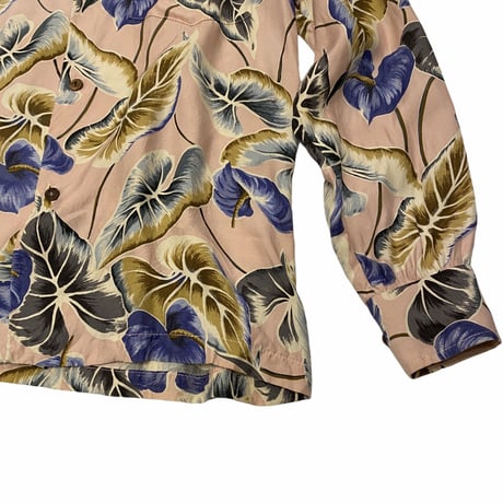 [USED] "Pineapple Juice" RAYON ALOHA SHIRT🌴