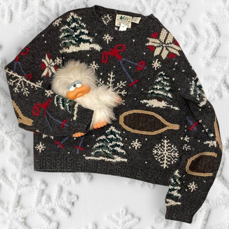 [USED]"REI" winter handmade knit 🎄