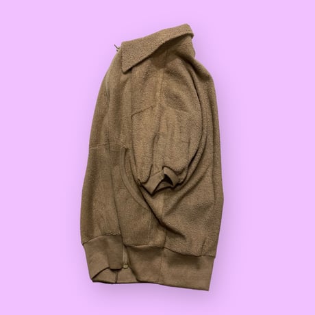 [USED]80’sパイル地ZIP TOPS