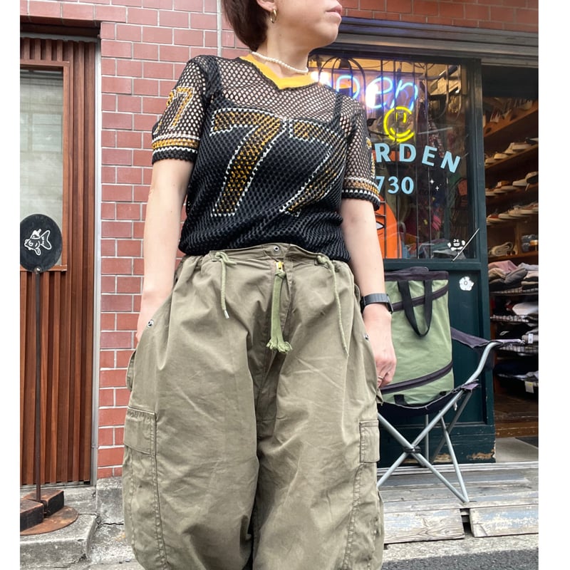 【珍品】メッシュ地　フットボールT 90s00s 珍品】メッシュ地 フットボールT 90s00s - メルカリ