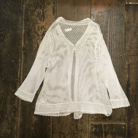 [USED]Cotton Knit ロングカーディガン
