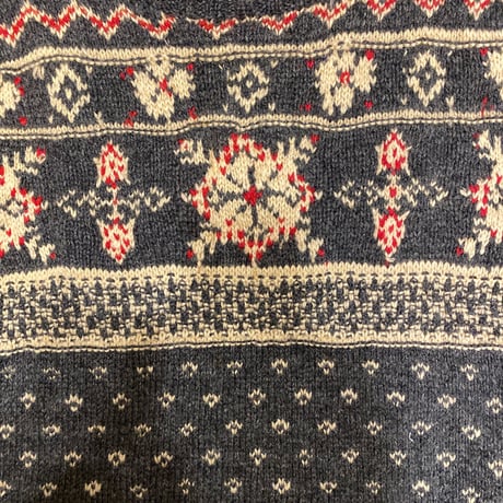 [USED] ノルディック柄KNIT❄️