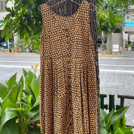 [USED] 花柄レーヨンone piece ✌🏽