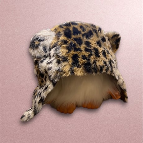 ［USED] kids VINTAGE ANIMAL HAT🐅🖤