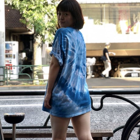 [USED] タイダイTee / BLUE